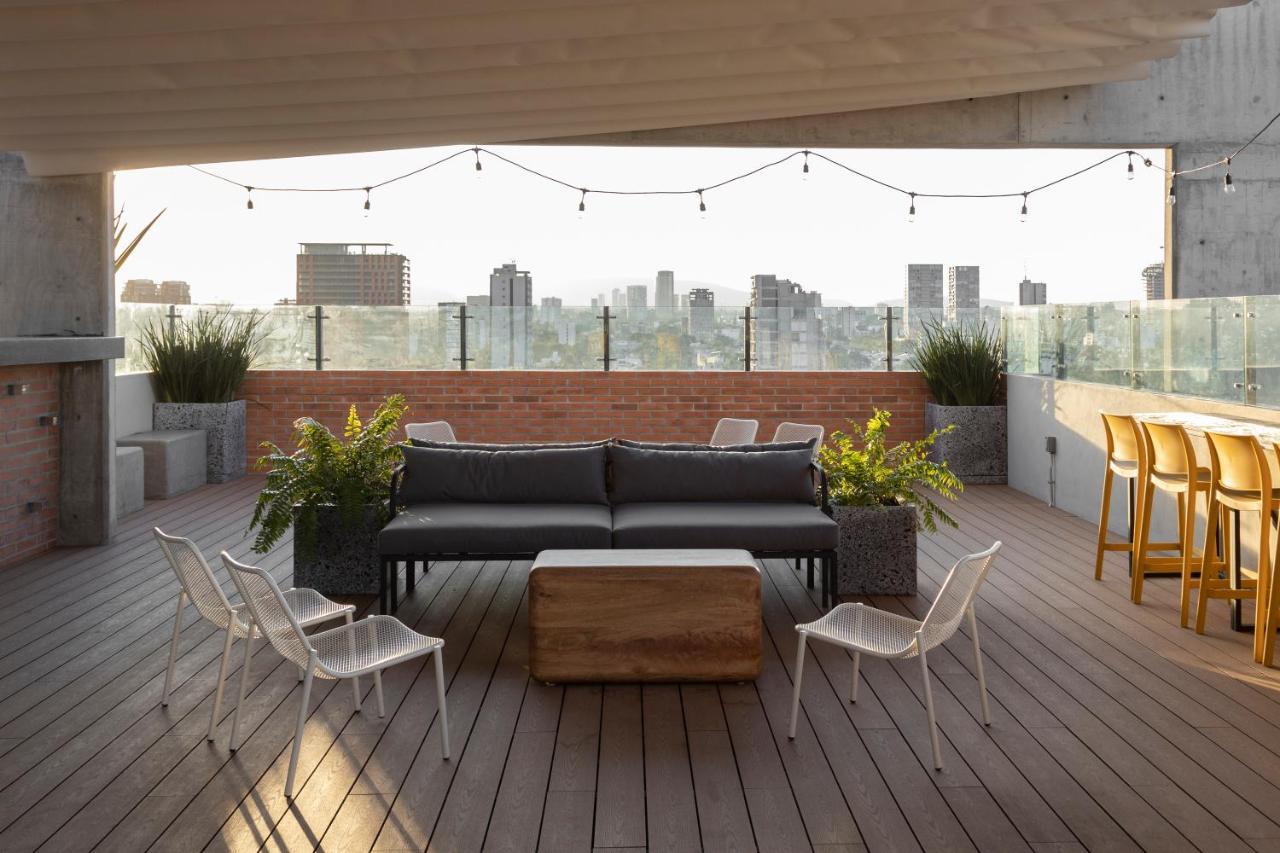 Galeria Flat Rooftop Pool Witgdl Guadalajara Exteriör bild