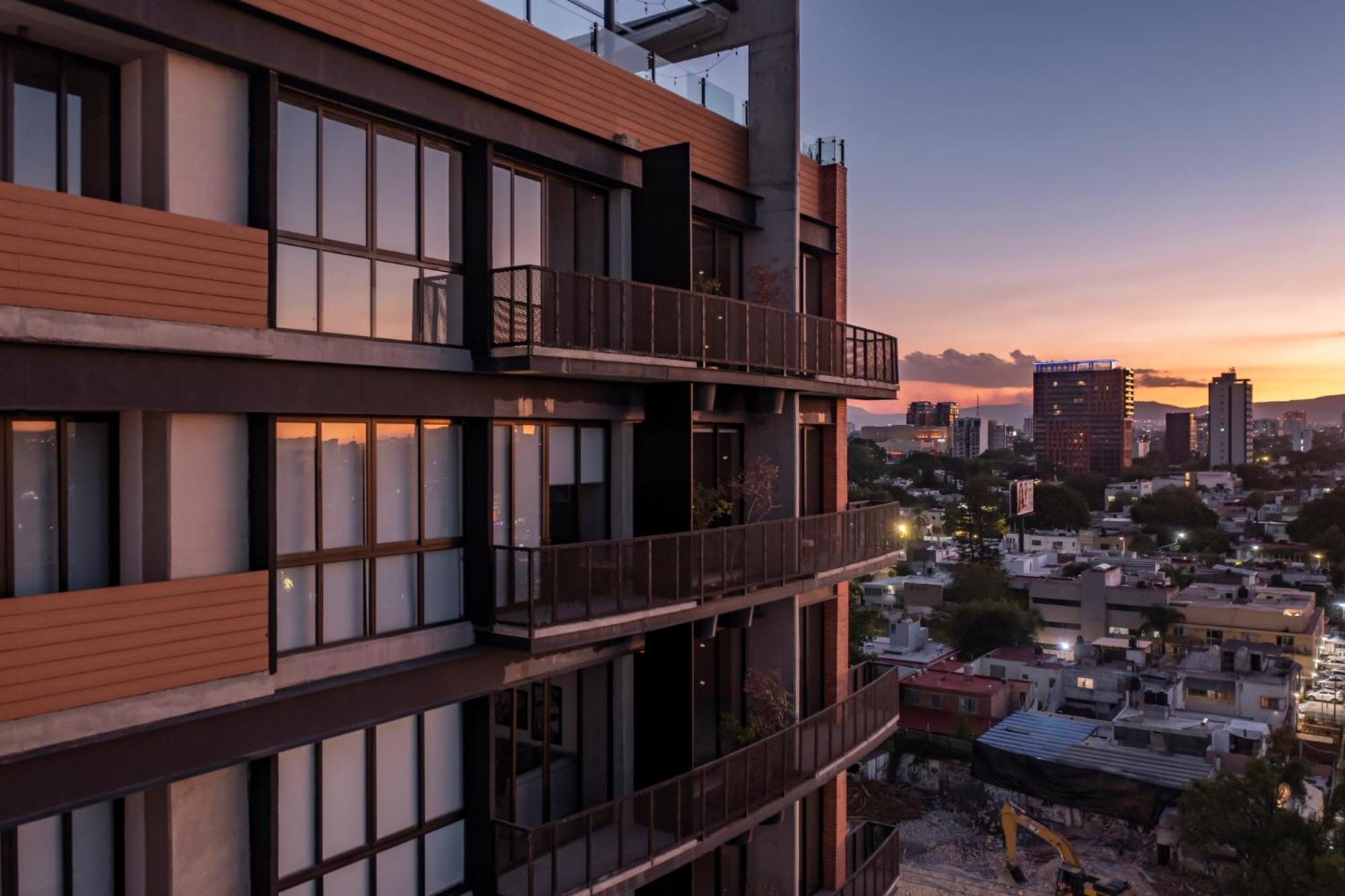 Galeria Flat Rooftop Pool Witgdl Guadalajara Exteriör bild