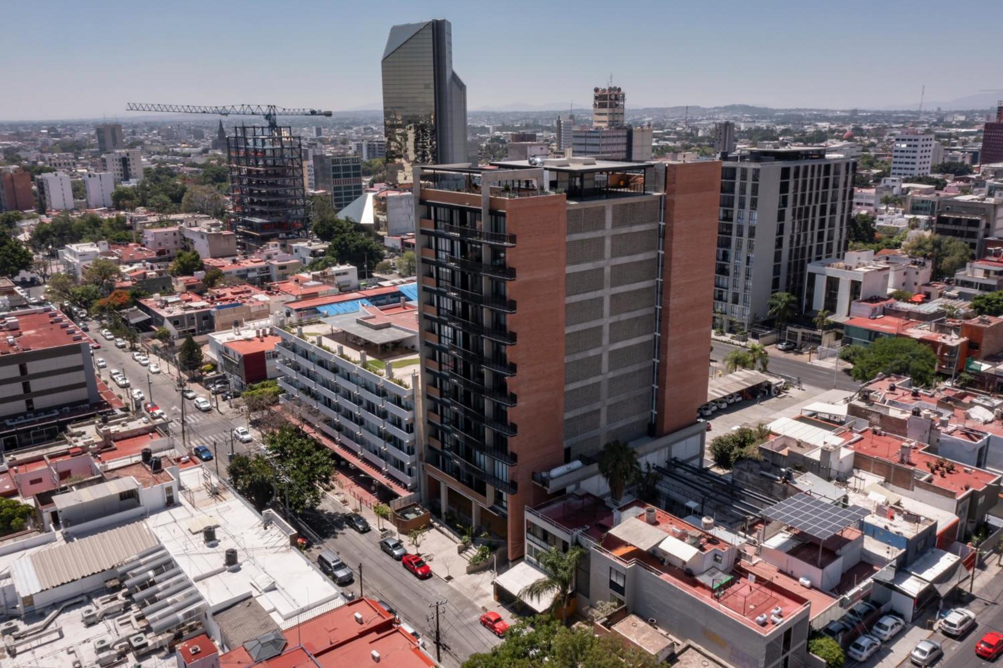 Galeria Flat Rooftop Pool Witgdl Guadalajara Exteriör bild